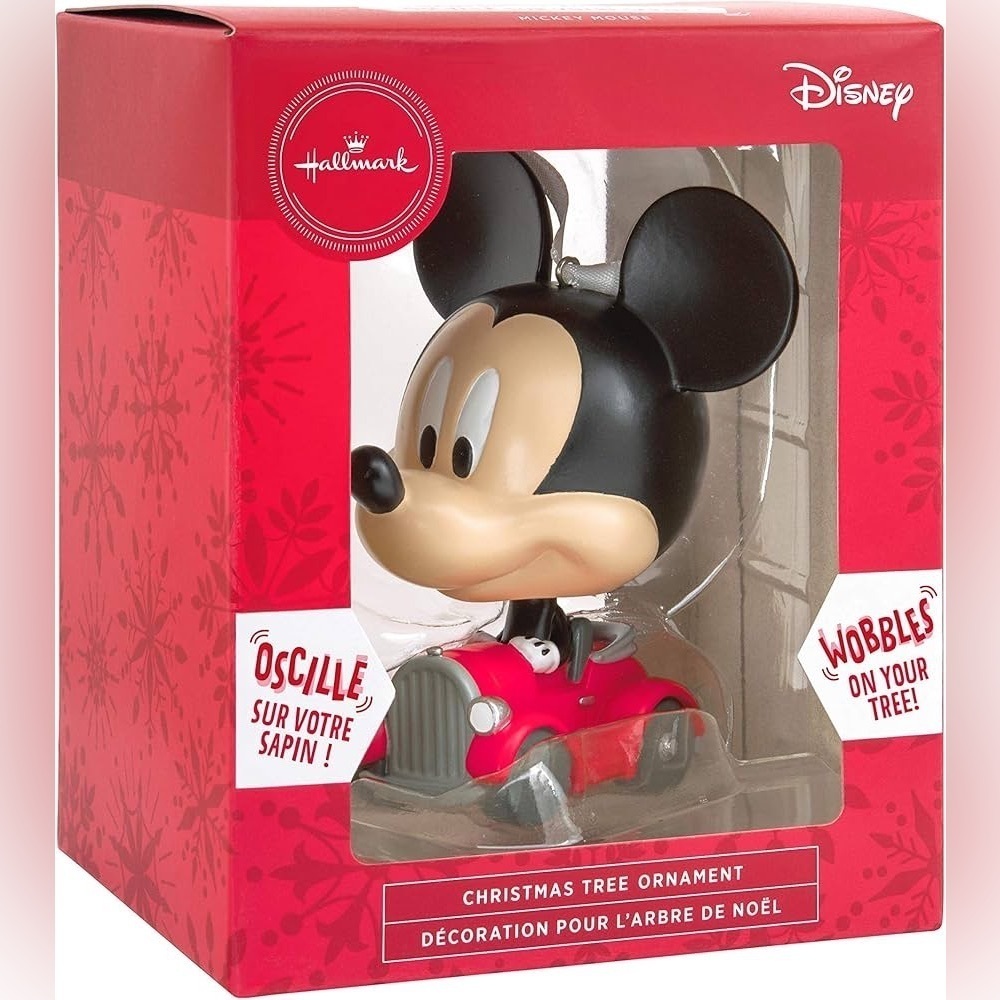 Hallmark Disney Mickey Mouse Ornament - Black, Red, and Silver